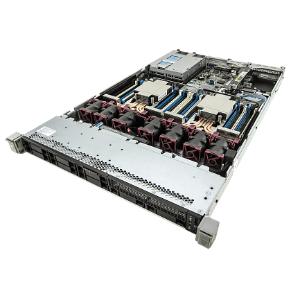 Сервер HP DL360 G9 noCPU 24хDDR4 softRaid B140i iLo 2х500W PSU Ethernet 4х1Gb/s 8х2,5" FCLGA2011-3